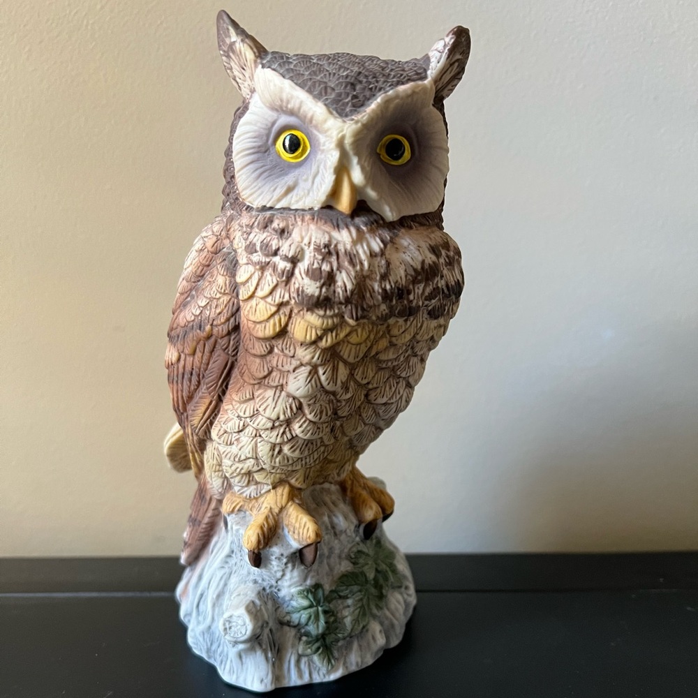 Vintage ceramic owl - Picture 4 of 8